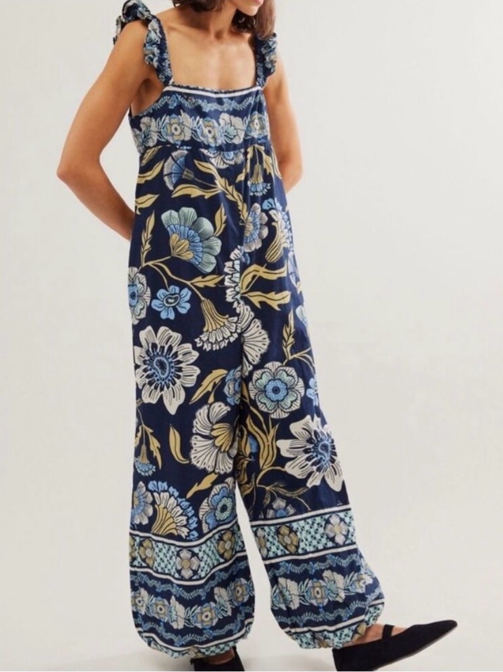 FREE PEOPLE Bali Albright Jumpsuit size S
